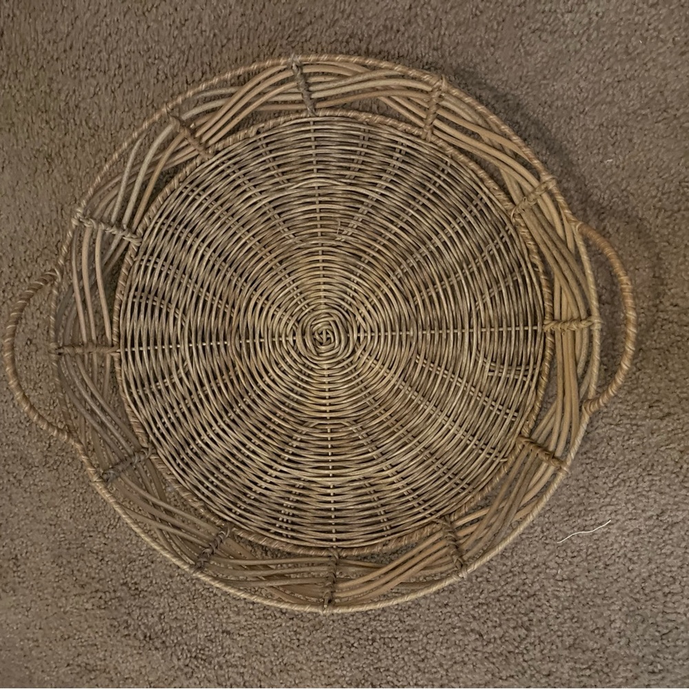 wooden basket wicker